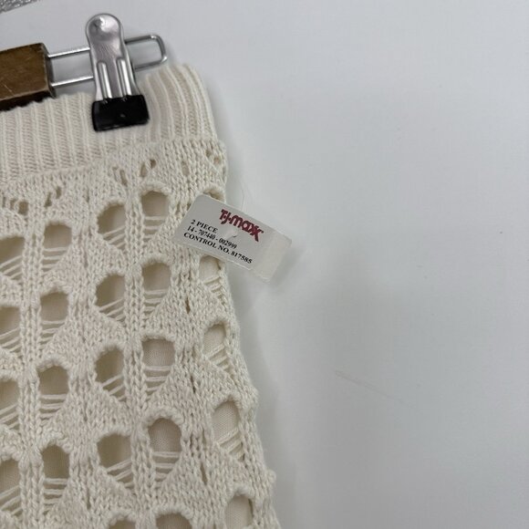 Freshman 1996 Boho Cotton Blend Knit Pull On Maxi Skirt Sz Sm Cottage See Photos - Picture 3 of 12